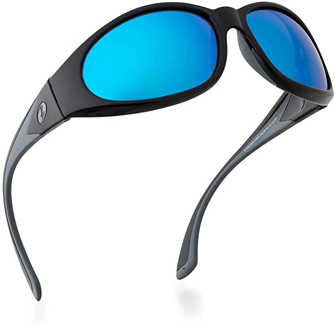 Bnus Mens Polarized Glass Lens Golf Sunglasses