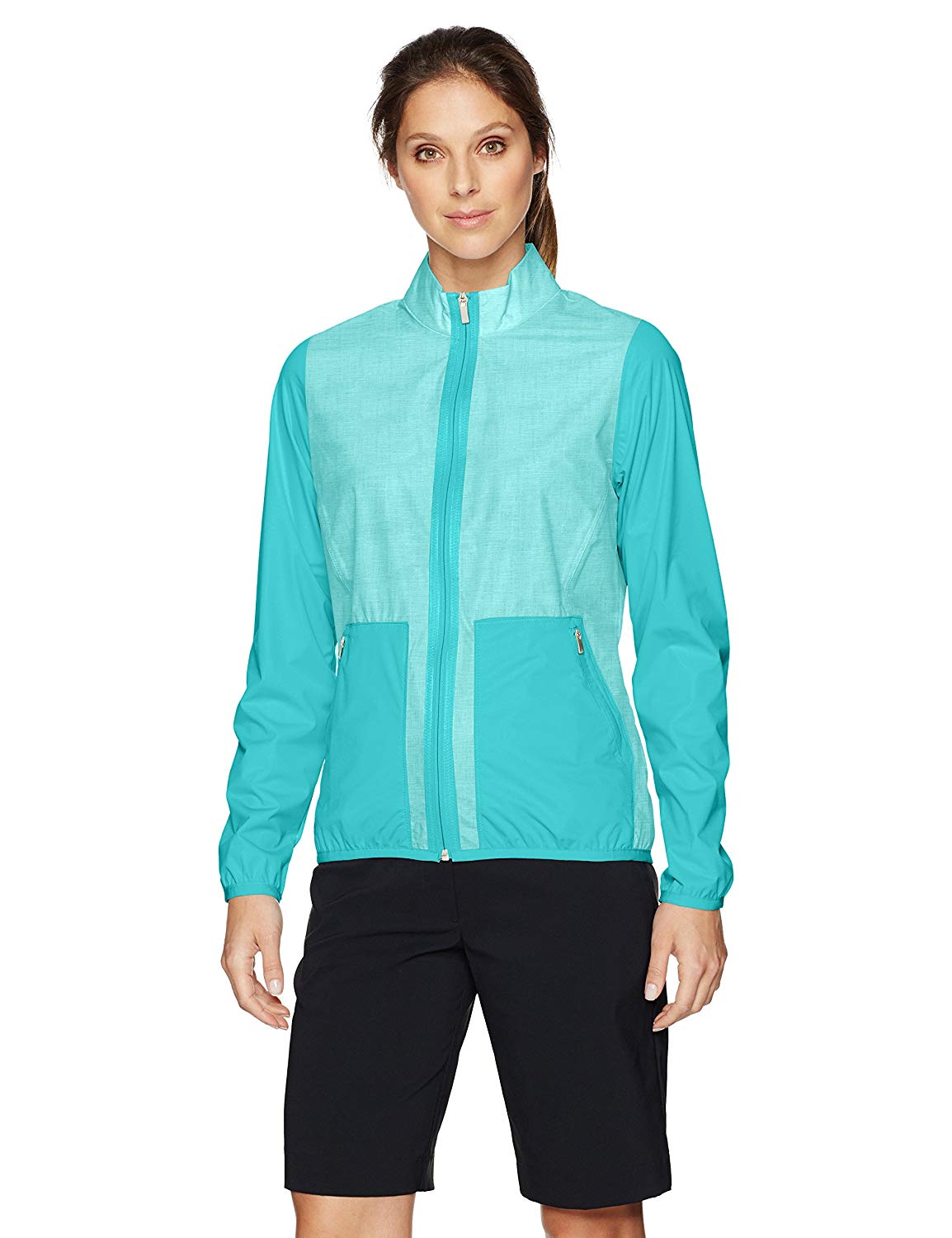 adidas ladies climastorm waterproof hooded golf jacket