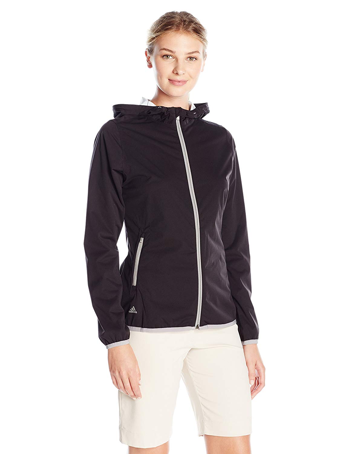 adidas ladies climastorm waterproof hooded golf jacket