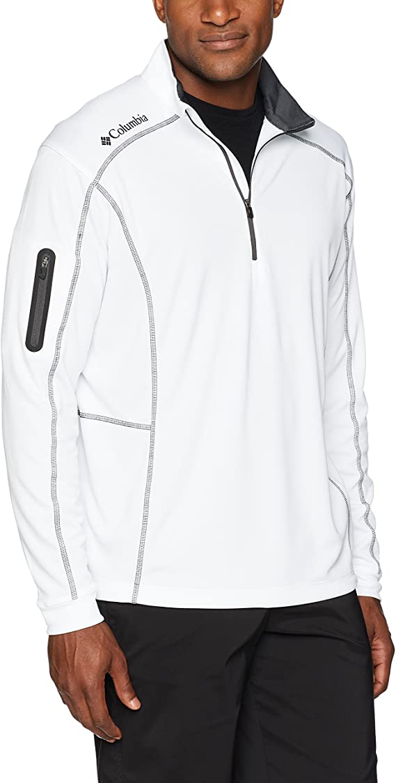 Columbia Mens OmniWick Shotgun Golf Pullovers