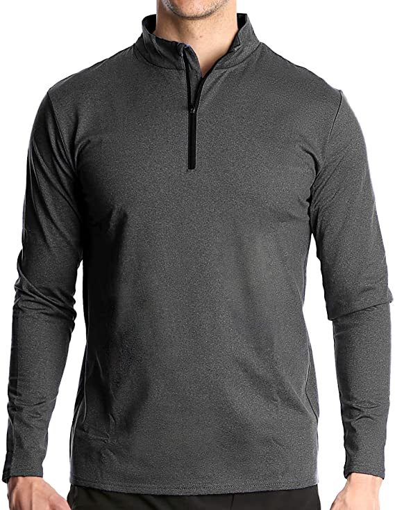 long sleeve half zip pullover