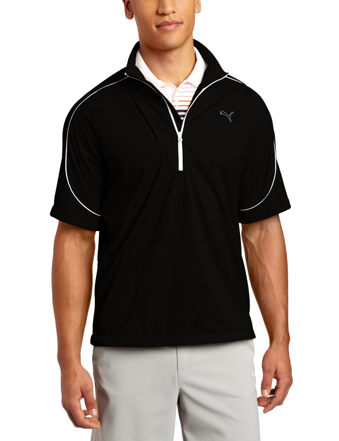 puma golf short sleeve storm jacket