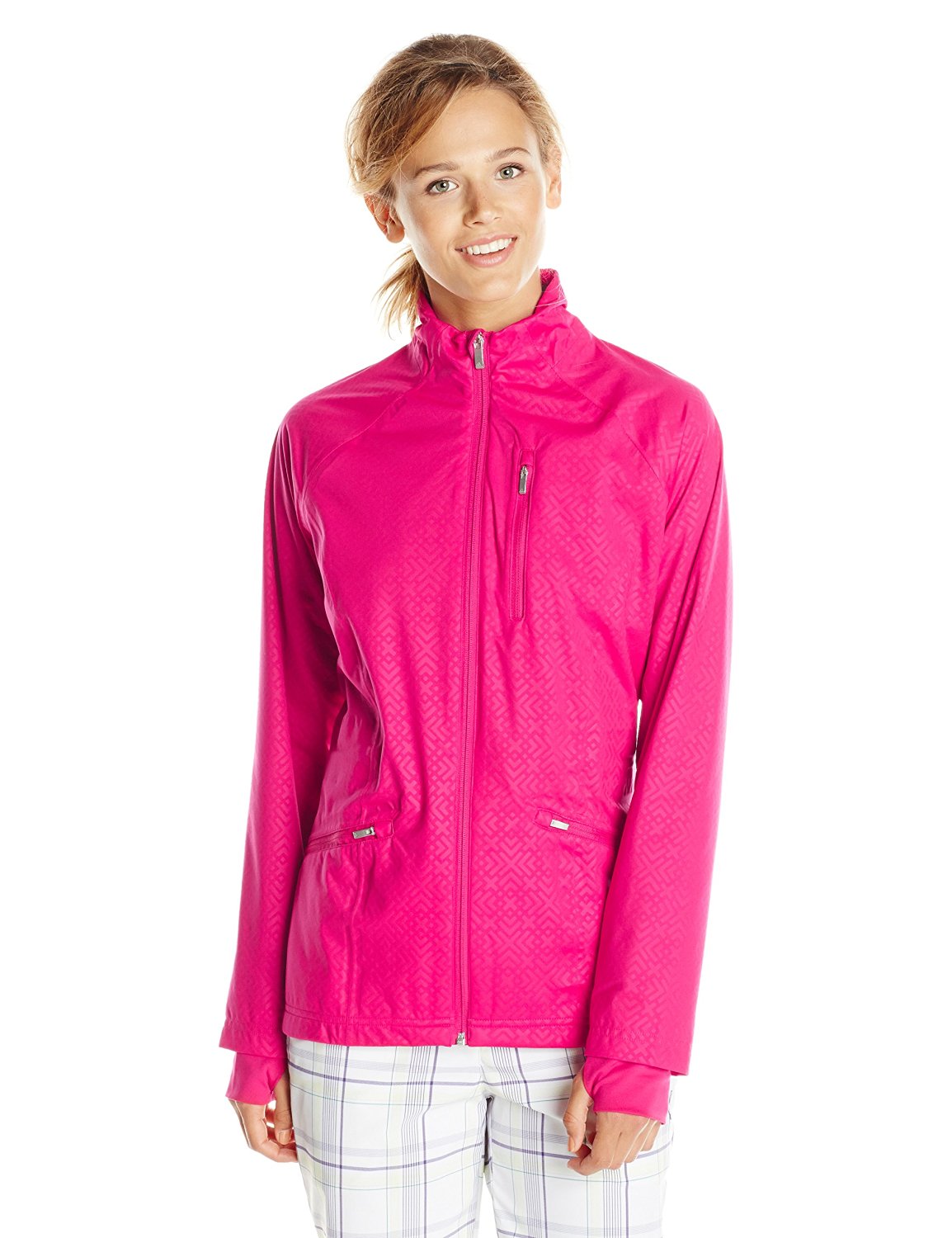 adidas ladies climastorm waterproof hooded golf jacket