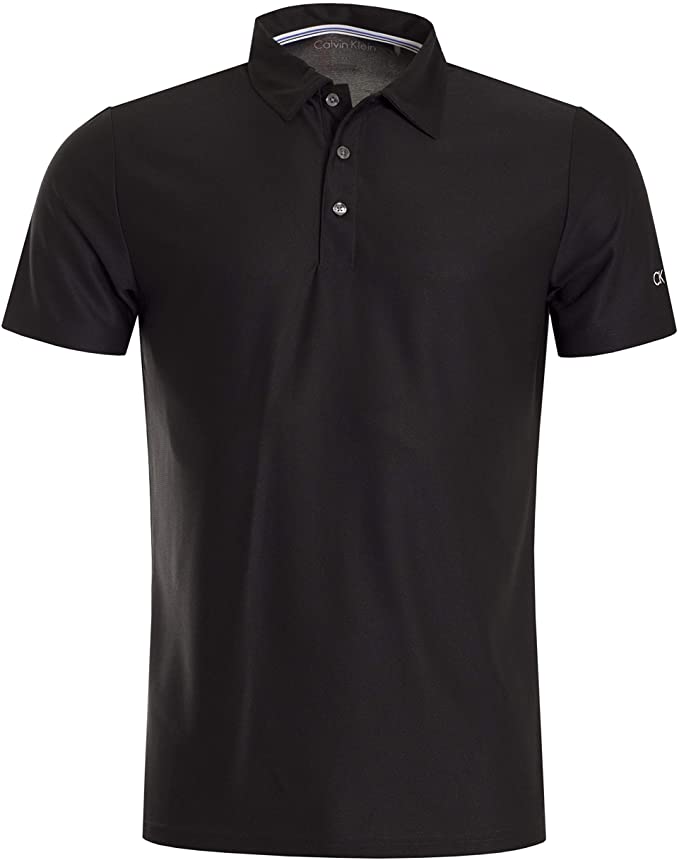 Calvin Klein Mens Classic Central Golf Polo Shirts