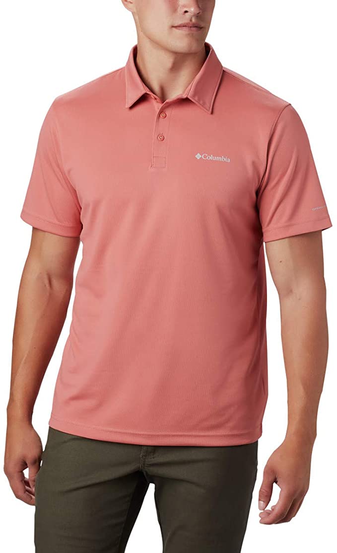 Columbia Mens M Mist Trail SS Golf Polo Shirts