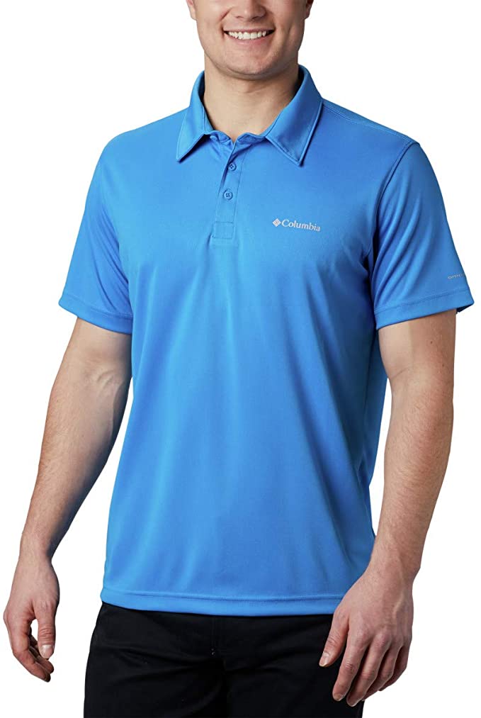 Columbia Mens M Mist Trail SS Golf Polo Shirts