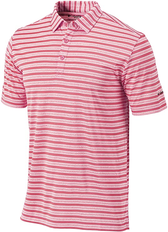 Columbia Mens Omni-Wick Members Golf Polo Shirts