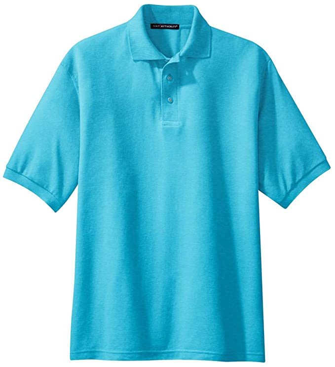 Port Authority Mens Comfortable Silk Touch Golf Polo Shirts