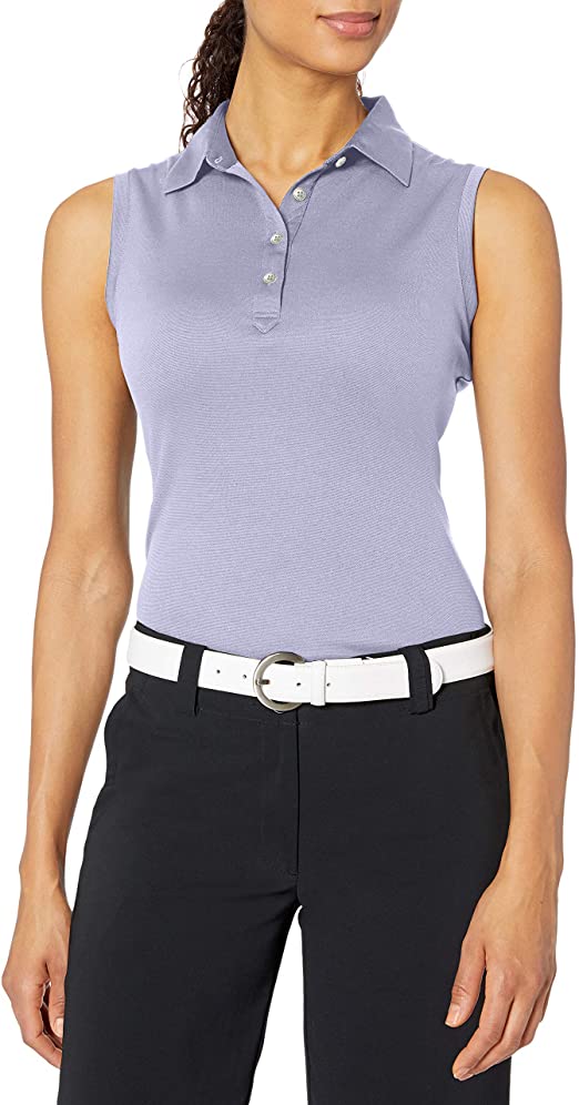 Cutter & Buck Womens Sleeveless Clare Golf Polo Shirts