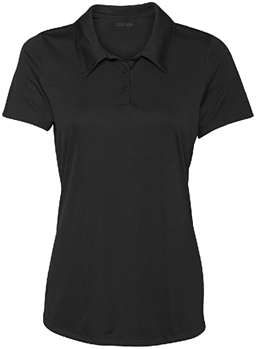 Dri-Equip Womens Button Golf Polo Shirts