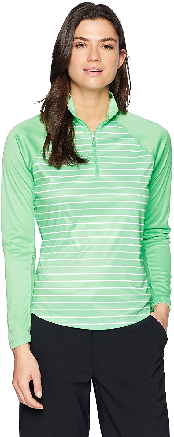 Womens Greg Norman Solar Stripe Golf Mocks