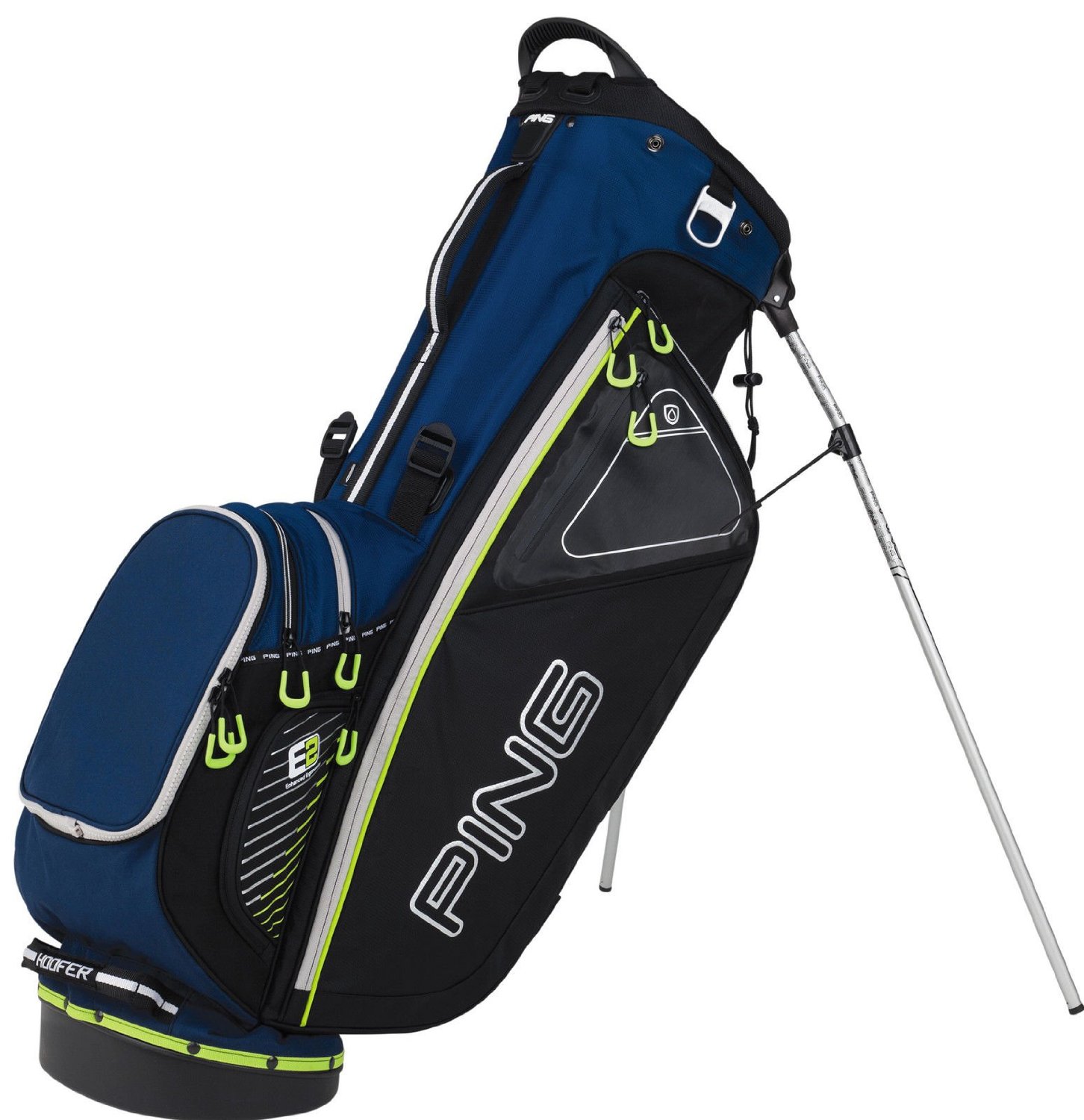 Mens Ping Hoofer II White Golf Carry Stand Bags
