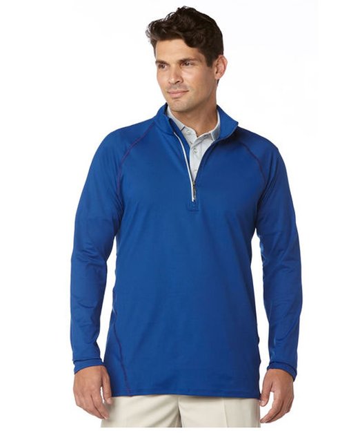 Callaway Mens Long Sleeve Quarter Zip Mock Golf Pullovers