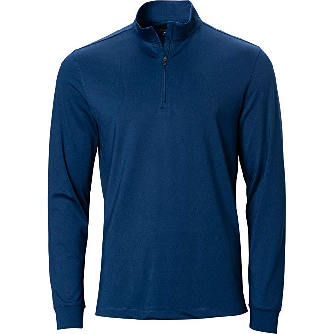 Greg Norman Mens Draw 1/4 Zip Mock Golf Pullovers