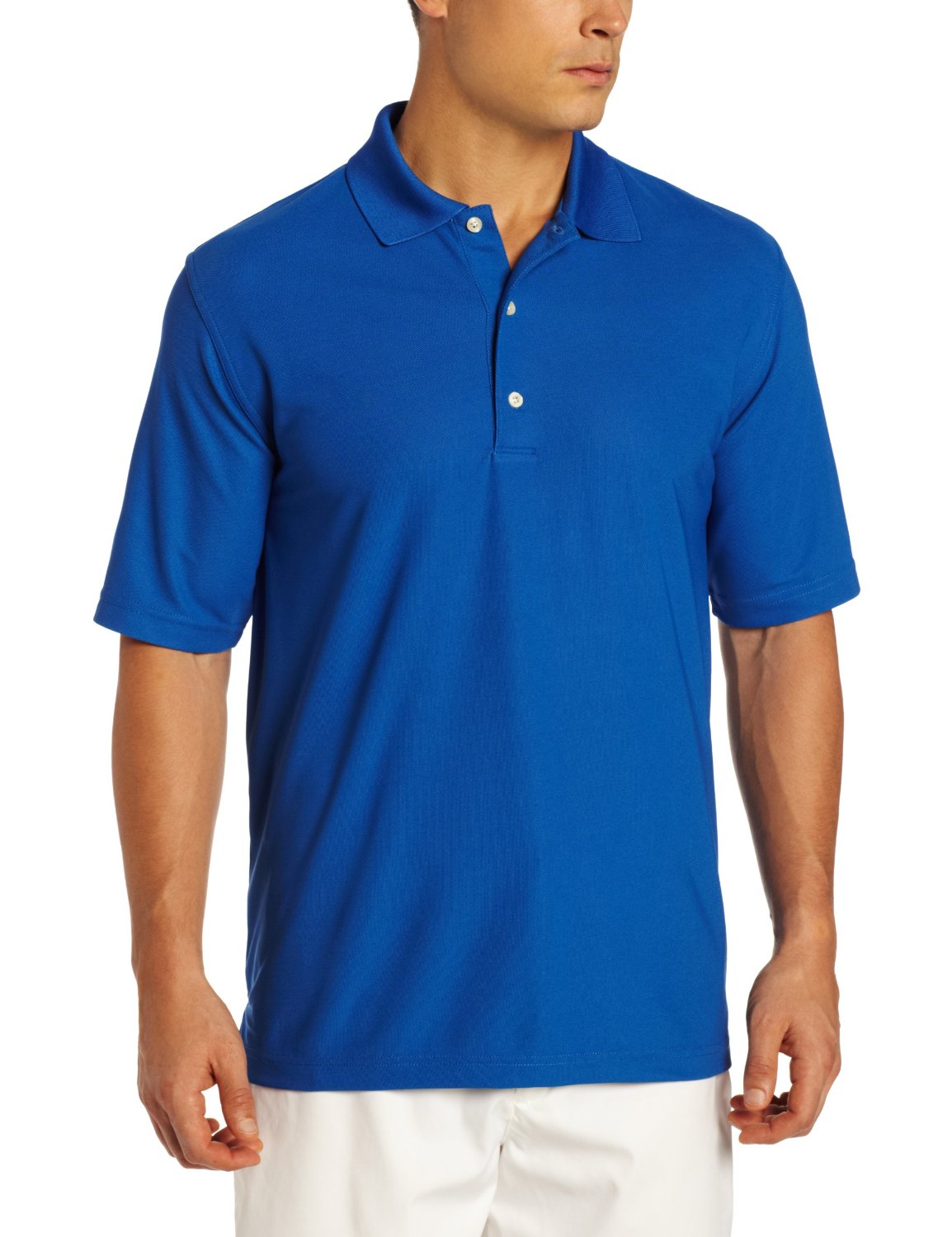 Greg Norman Mens ProTek Micro Pique Short Sleeve Golf Polo Shirts