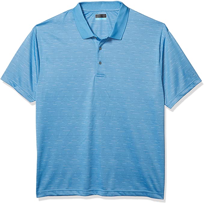 PGA Tour Mens Mini Argyle Golf Polo Shirts