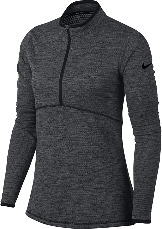 Nike Womens Dry Half Zip Golf Polo Shirts