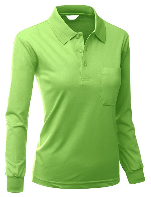 Xpril Womens Pique 180-200 TC Dri-Fit Collar Golf Polo Shirts